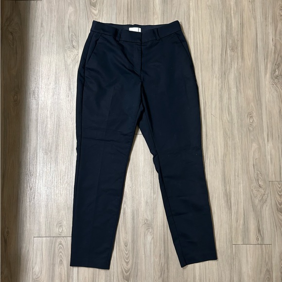 H&M Navy Straight Chino Pants Women’s 8 - Picture 1 of 4